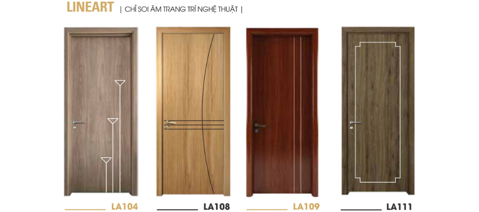 Giá cửa gỗ nhựa composite chỉ trang trí